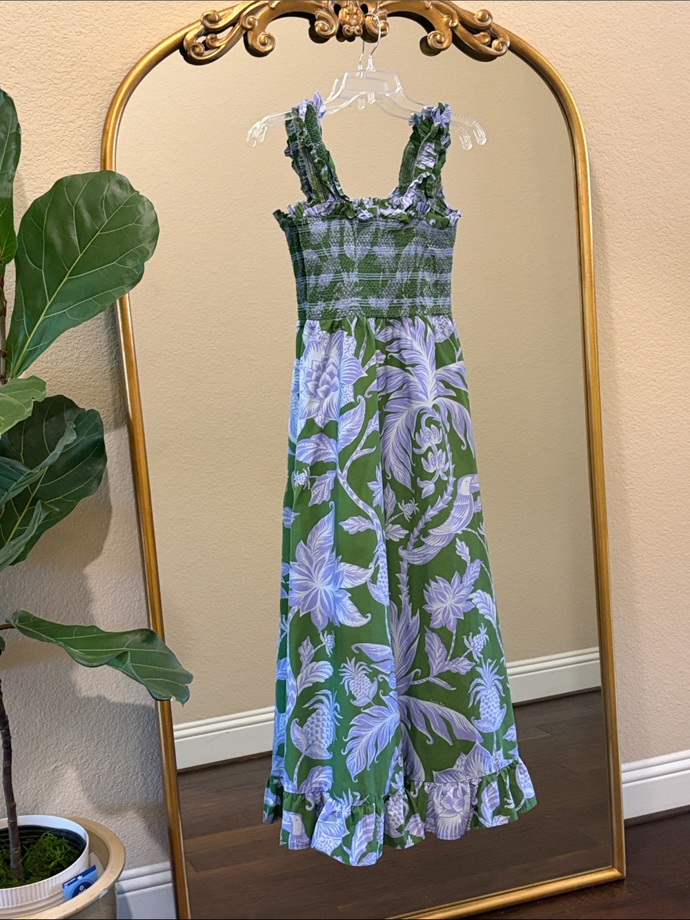 Farm rio Tropical Swing Sleeveless Maxi Dress Size M - Picture 6 of 9